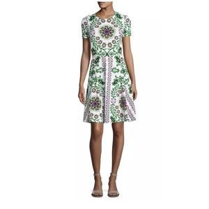 Tory Burch NWT Cape Dress in White Garden Party Sz Medium